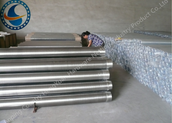 Pantalla de alambre por completo soldada con autógena de la cuña del acero inoxidable los 2.9m/3M/longitud de los 5.8m/de los 6m
