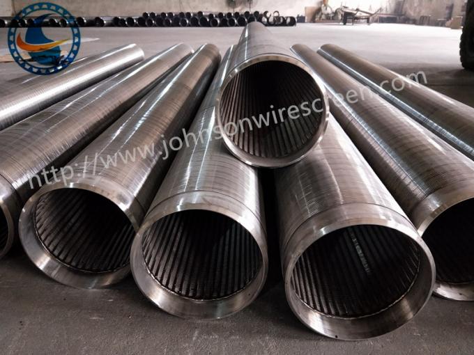Tubo ranurado de la pantalla del acero inoxidable 304 para los sistemas agrícolas no que estorban