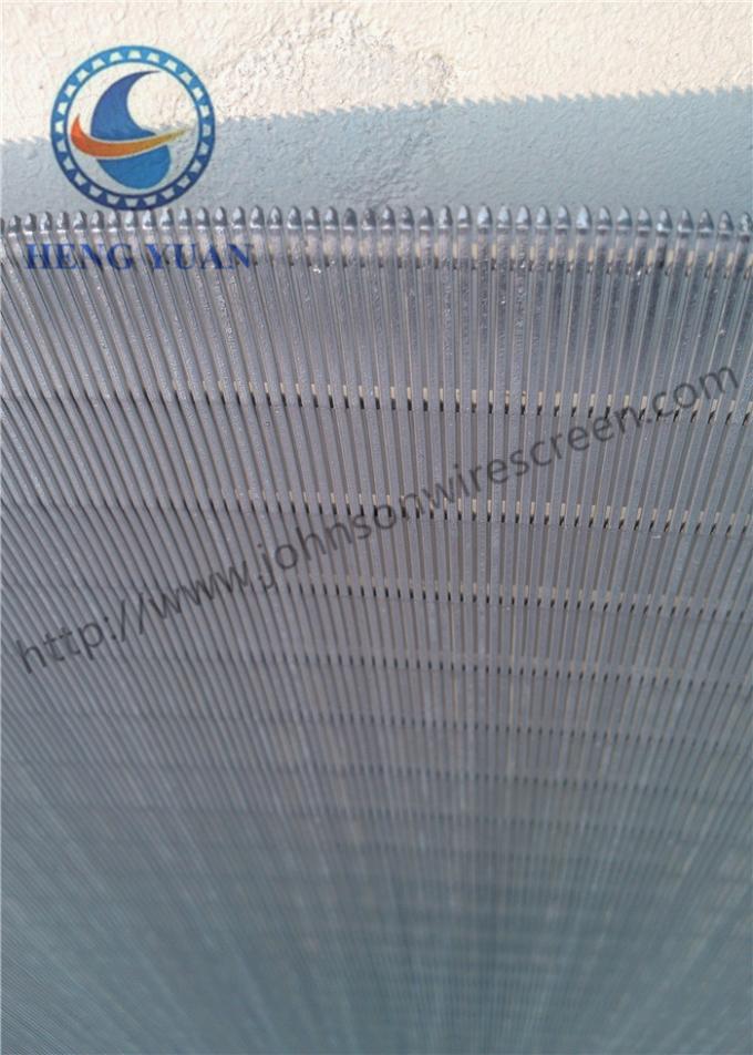El panel parabólico del filtro de pantalla del acero inoxidable 316 para la longitud de la acuicultura 500m m