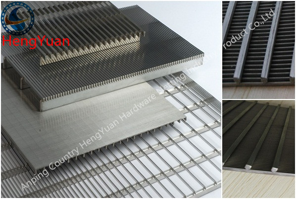 Los paneles automáticos de la pantalla de alambre de la cuña del acero inoxidable de la barra con el cuerpo fuerte