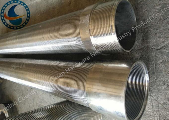 Tubo roscado STC inoxidable de la pantalla del abrigo del alambre del acero para el pozo de agua y el pozo de petróleo