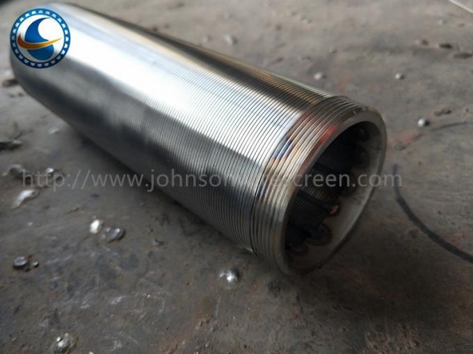 Pantalla de alambre de la cuña del acero inoxidable 304 con el varón de M60×1.5MM roscado