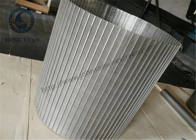Lave el cilindro de la pantalla de filtro de la ranura de la pantalla de la herida del alambre del alambre V de la cuña