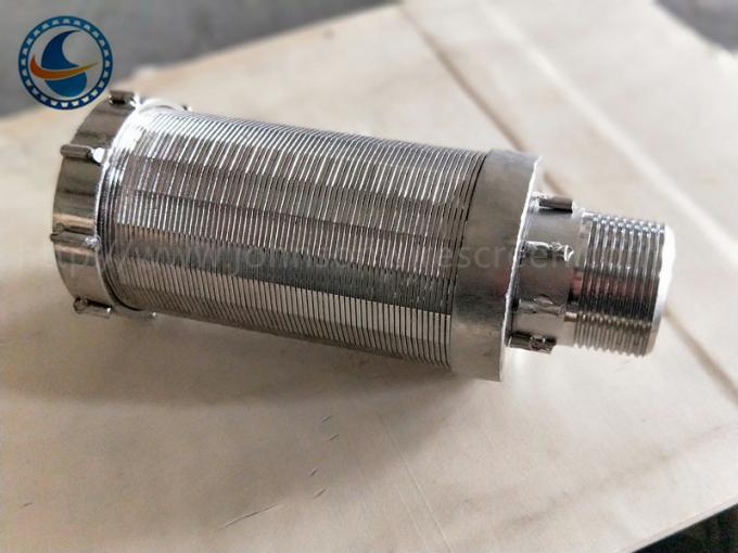 Alta malla de alambre de la cuña de la precisión de la filtración para el tratamiento de aguas residuales