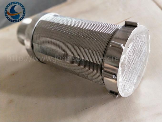 Alta malla de alambre de la cuña de la precisión de la filtración para el tratamiento de aguas residuales