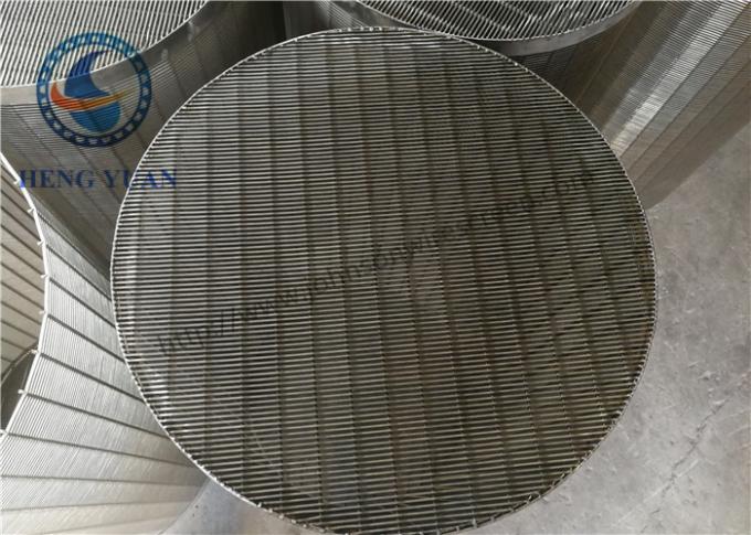 Forma del agujero de la ranura del tubo de la pantalla de filtro de agua de Johnson del acero inoxidable