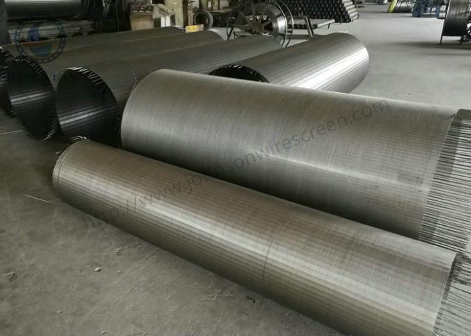 Filtros para pozos del acero inoxidable de Johnson de la herida del abrigo del alambre para el equipo del filtro