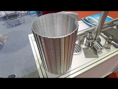 Cuña de alambre de pantalla 304 de acero inoxidable boquillas de filtro OD 53mm