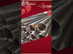 SS304 Tubo de pantalla de alambre de cuña no obstruido