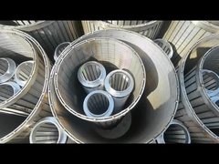 Acero inoxidable pantalla de alambre de cuña en forma de vaca inversa