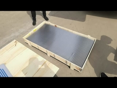 paneles de pantalla de alambre de cuña de acero inoxidable