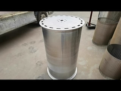 Se trata de un tipo de tubo de pantalla de alambre de perfil SS316L.