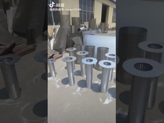 SS304 Barril de pantalla de alambre de cuña Muestra gratuita