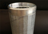 Material galvanizado de acero con poco carbono de Johnson Wound Water Well Screen