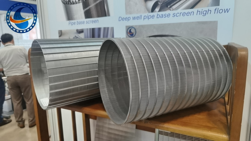 Filtro de pantalla de alambre de cuña Ss 304 para el tratamiento de aguas residuales
