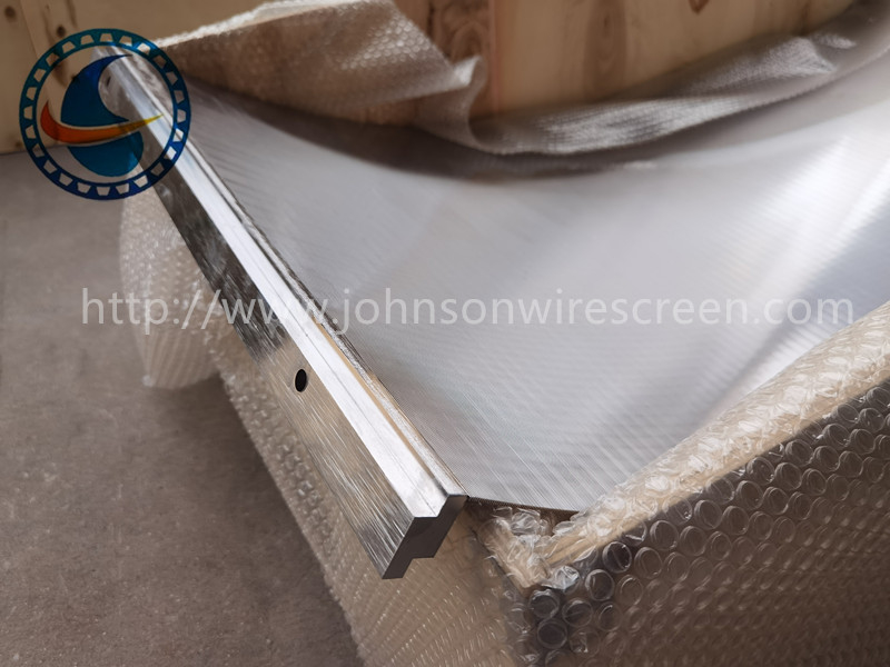 Filtro de pantalla de arco de alambre de cuña SS316L para el tratamiento de aguas residuales