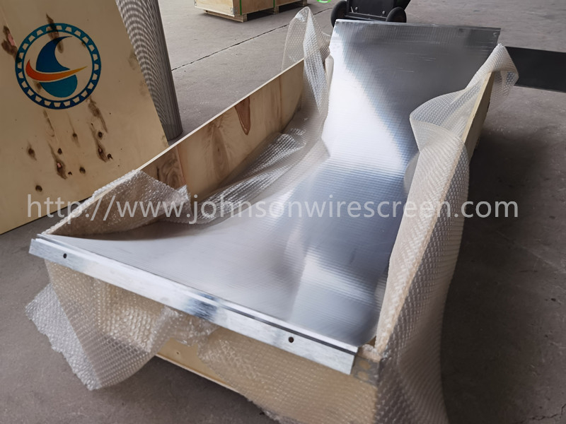 Filtro de pantalla de arco de alambre de cuña SS316L para el tratamiento de aguas residuales