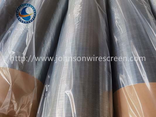 Johnson Wire Wrapped Screen Pipe galvanizado con poco carbono para el agua Wells