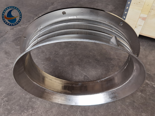 virutas de acero inoxidables del metal de Mesh Screen For Centrifuges Of del alambre de la cuña de 523m m 304