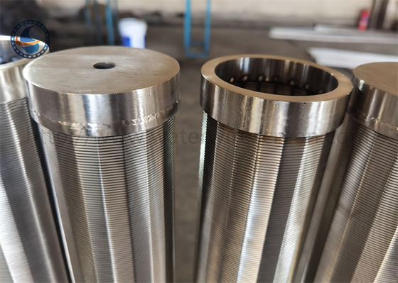 Iso9001 certificó tamaño herido de acero inoxidable de la ranura de la pantalla 0.025mm-20m m