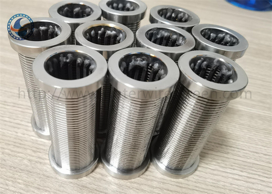 Elemento de filtro envuelto en alambre de acero inoxidable Johnson Wire Screen V