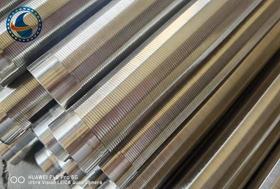 Procesamiento de alimentos Johnson Vee Wire Screen con tamaño de malla 1mm-100mm