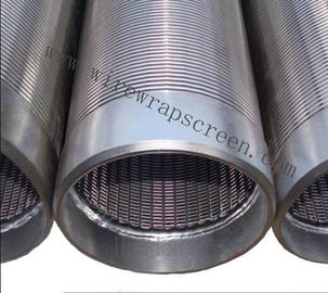 Temperatura alta de acero inoxidable de la pantalla de alambre de la cuña del pozo de agua resistente