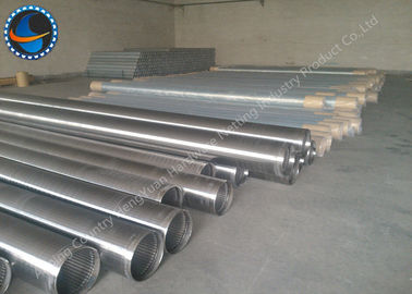 5,8 M Length Johnson Wire Screen Water Well instalan tubos la estructura simple del tamaño grande