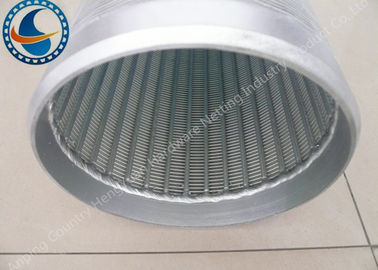 Ecrano de pozo de agua galvanizado con bajo contenido de carbono excelente resistencia a la presión
