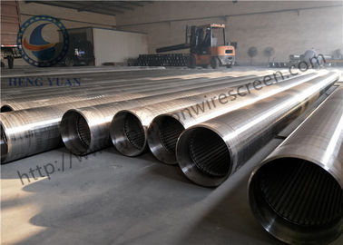 304 grado Johnson Stainless Steel Well Screens para el tratamiento de aguas residuales