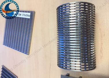 Alambre durable Mesh For Food de la cuña/químico/producto petroquímico/papel