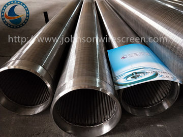 Tubo ranurado 304 de acero inoxidable de la pantalla para los sistemas agrícolas no que estorban