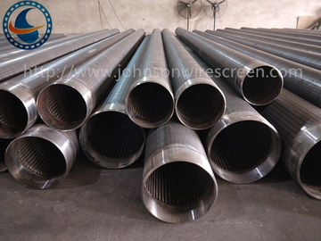 Vida de servicio larga del tubo de Johnson Vee Wire Screen Wire Wrapped de 40 ranuras