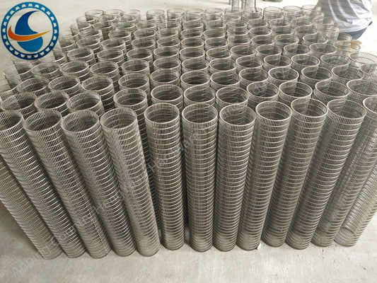 Técnica soldada con autógena completa reversa de la pantalla de alambre del perfil V/de la pantalla del tambor rotatorio