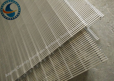 Los paneles planos de Johnson Type Wedge Wire Screen para el agua que trata el equipo