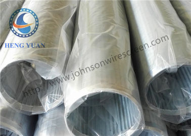 Certificado galvanizado de acero con poco carbono de Johnson Vee Wire Screen With ISO9000