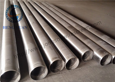 304 longitud de la pantalla de alambre de Johnson Stainless Steel Screen Vee del grado 5800m m