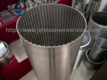 Pantalla de Rod Based Tubular Wire Wrapped para el material de acero inoxidable de los procesadores de alimentos