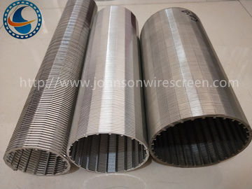 Johnson Wedge Wire Mesh Pre embaló los filtros para pozos para el sistema del consumo de agua del mar