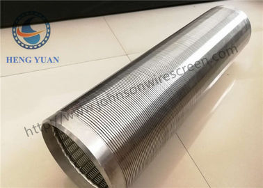 La longitud los 5.8M Stainless Steel Vee Well Casing Pipe Wire soldó con autógena la pantalla de la bomba bien