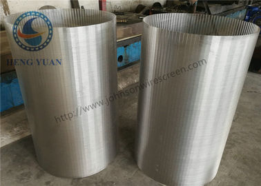 Forma de V de 304 SS Johnson Screens Groundwater And Wells para el filtro de tambor