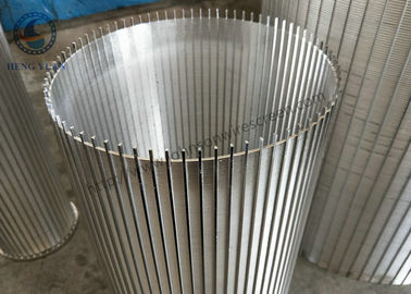 304 grado Johnson Screen Filter Basket, alambre Mesh Drum del tratamiento de aguas