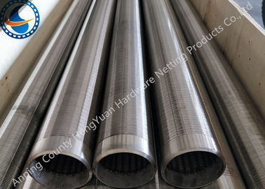 Materiales de Mesh Sand Control Stainless Steel del alambre de la cuña de la forma de V de la filtración