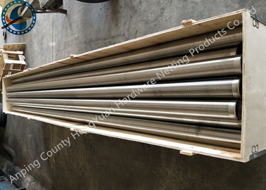 5800m m Johnson Wedge Wire Screens/tubo de acero inoxidable del filtro para pozos del agua