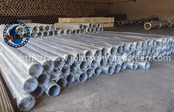 219 mm de acero inoxidable Johnson pantalla de pozo de agua 1.0 mm ranura