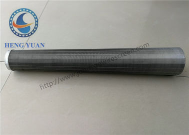 Tambor rotatorio 316L de acero inoxidable de la pantalla del tubo de la herida del alambre dentro del filtro Backwasher