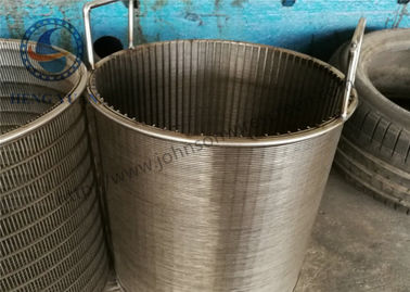 Tambor rotatorio de acero inoxidable de la pantalla de la pantalla de Johnson Filter Backwasher Wedge Wire