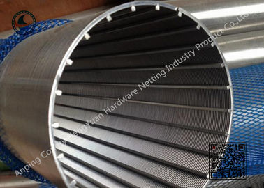Pantalla de alambre de la cuña de la alta precisión Johnson Well Screen Tube de acero inoxidable