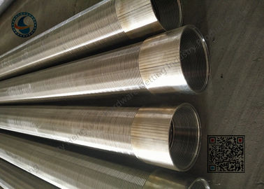 304 / artículo de 316L Vee Round Well Screen Pipe para la perforación del pozo de agua