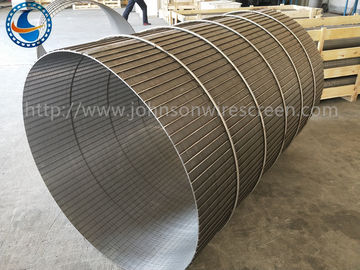 Aguas residuales de Mesh Drum Full Welded For del alambre interno del diámetro 1250m m